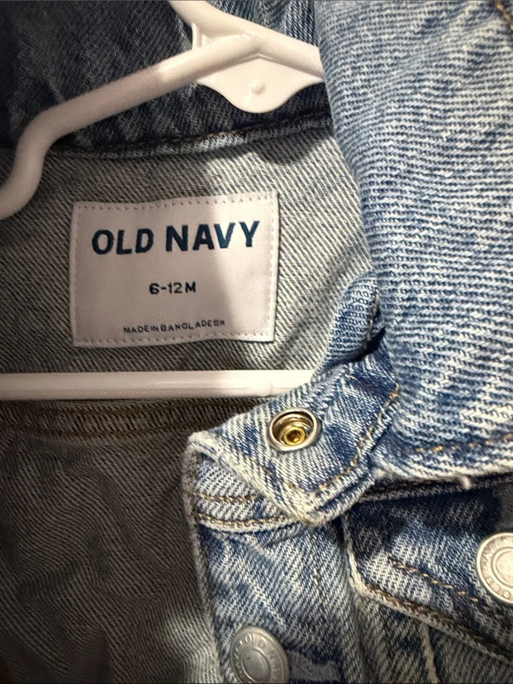 Old Navy Light Wash Denim Jacket for Kids